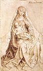 Rogier van der Weyden Virgin with the Blessing Child painting